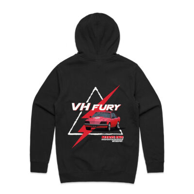 VH Fury Original CarToon Hoodie - Charcoal or Black Thumbnail